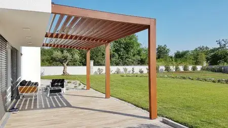 pergola protection solaire confort d'été maison passive maison écologique