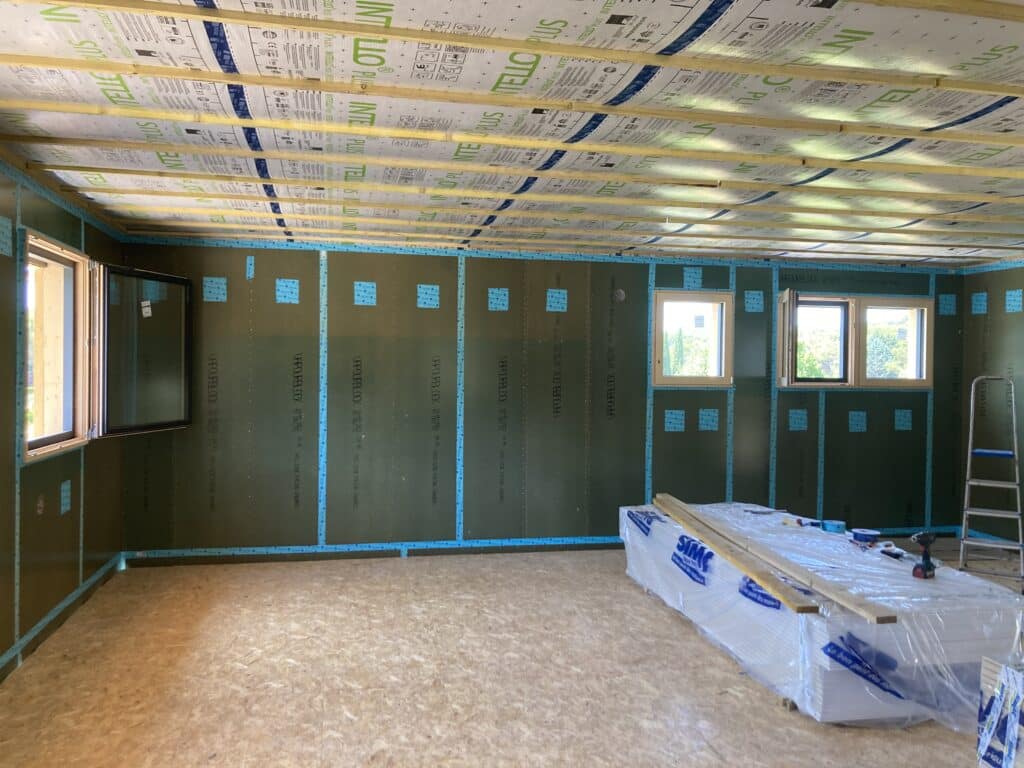 maison passive maison bois ossature bois étanchéité intello plus